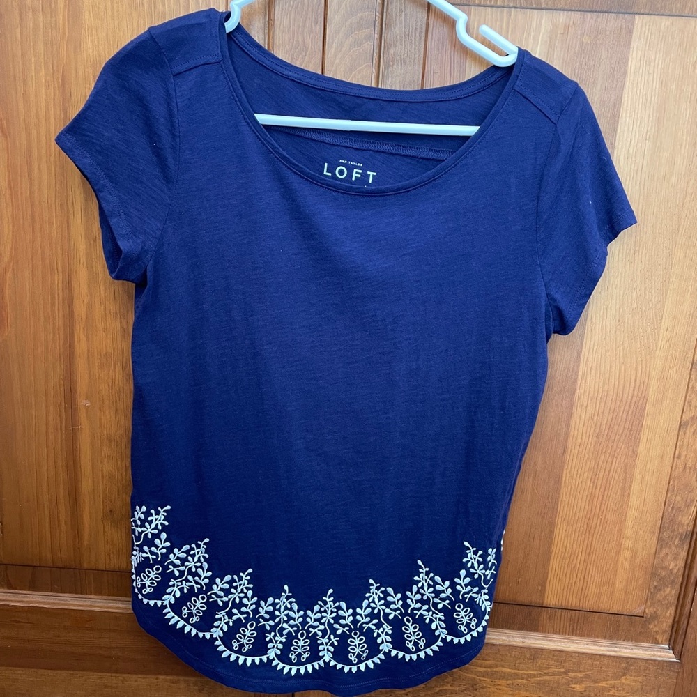 Loft Royal Blue Short Sleeve T-Shirt